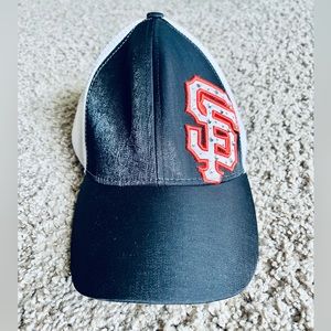 Womens San Francisco Giants adjustable baseball hat with rhinestones